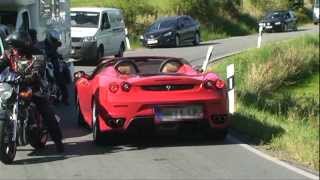 preview picture of video 'Usseln: Motorrad rammt Ferrari, Rettungshubschrauber.mpg'