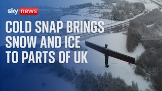 New warnings issued as UK hit by snow and ice - with &#39;Arctic air&#39; on the way
