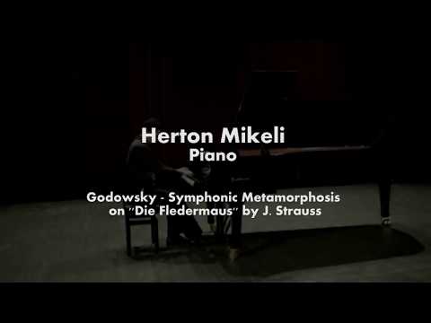 Herton Mikeli plays Godowsky Symphonic Metamorphosis on Die Fledermaus by J. Strauss