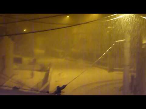 A DUNIERES, il neige