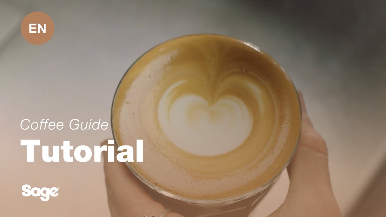 How to create latte art: the dot