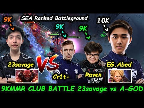Fnatic 23savage [Axe] vs EG Abed [Invoker KId] 9KMMR Club battle Dota 2 7.23e pro Gameplay