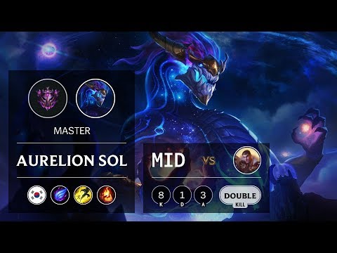Aurelion Sol Mid vs Jayce - KR Master Patch 9.9