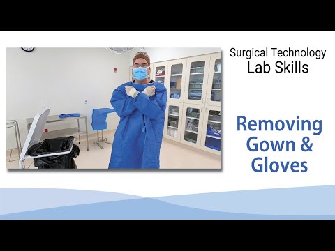 Removing Gown and Gloves