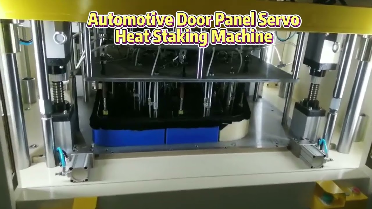 automotive door panel servo heat staking machine
