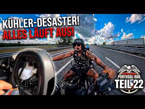 Radiator disaster at Lake Garda – Everything's leaking | Portugal Run Part 22