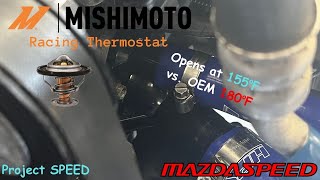 Mishimoto Racing Thermostat Install: 2012 Mazdaspeed 3