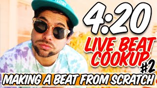Making A Beat From Scratch in Ableton | 4:20 Live Cook-Up | EP. #2