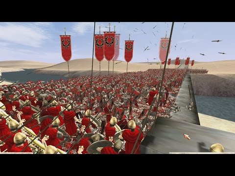 300 SPARTANS vs 3000 URBAN COHORTS - Total War: ROME