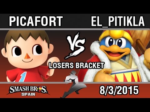 Òsom Fights National - Picafort (Aldeano) VS. El_Pitikla (Rey Dedede) SSB4 Losers Bracket