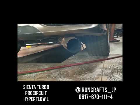 Thumbnail for Toyota Sienta XP170 Turbo with Ironcrafts ProCircuit Muffler & Hyperflow L Resonator by Toyota Sienta