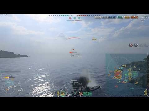 Slippery Shimakaze vs 5 Radar CAs on Sleeping Giant