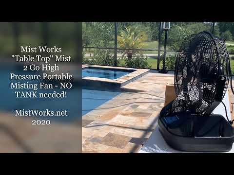 Mist Works Portable Mist Fan Video