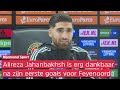 Alireza Jahanbakhsh geniet van zijn eerste goals voor Feyenoord