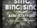 9.5mm sound film - T.9341 "SING BING SING" USA 1933 Bing Crosby musical short