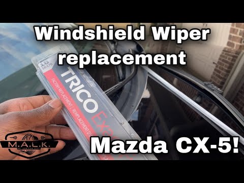 2017 and Up, Mazda CX-5; Wiper Replacements/ Trico Exact Fit #meandcarkeys #mazdacx5