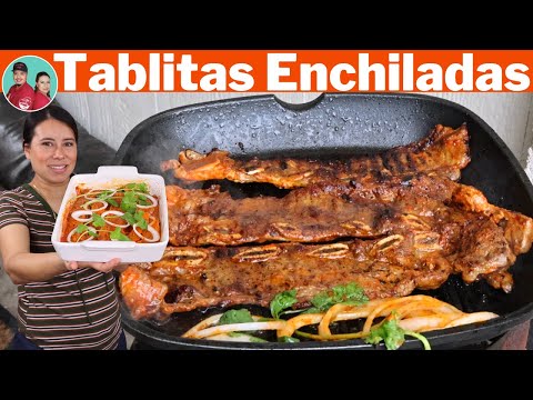 Tablitas ENCHILADAS de RES(Costillas) Perfectas para Asar |Te Sorprenderán!