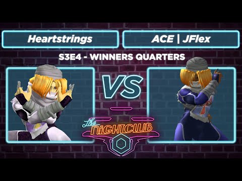 The Nightclub S3E4: Heartstrings (Black) vs ACE | JFlex (Neutral) - Winners Quarters SSBM