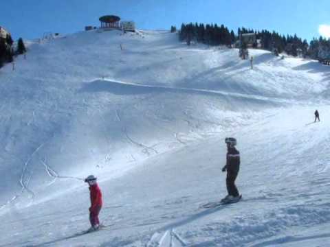 La Ski în Postăvaru - Panorama din Kanzel (2 Febr 2015)