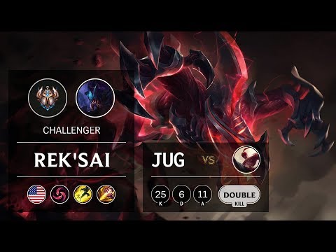 Rek'Sai Jungle vs Lee Sin - NA Challenger Patch 9.24