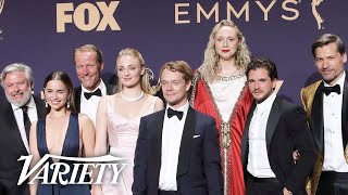 'Game of Thrones' Cast Bids Farewell to Show Backstage at the Emmys