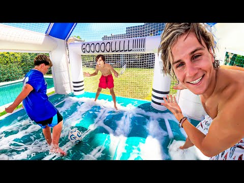 WE PLAYED a SOCCER GAME on a SLIPPERY FIELD!!