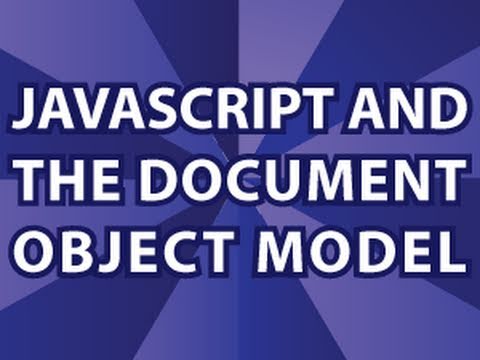 JavaScript Video Tutorial Pt 1