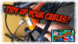 Clean up your cockpit ➖ tidy up your cables ➖ Darwinmtblyf