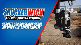 Shocker 9" Offset Gooseneck Surge Air Hitch & Shift Lock Coupler for 2-5/16" Ball - Product Video