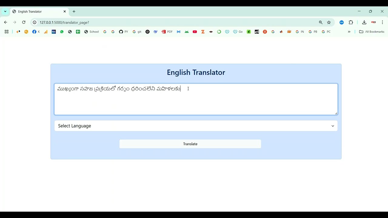 Telugu To English in Python Projects