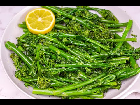 Quick & Flavorful: Garlic Steamed Broccoletti (Broccolini or Baby Broccoli) Recipe Tutorial!