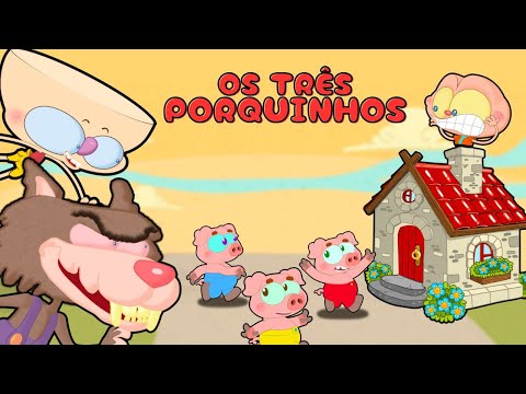 Mongo e Drongo com os 3 Porquinhos e o Lobo Mau