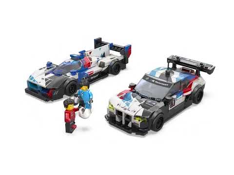 Vidéo LEGO Speed Champions 76922 : Voitures de course BMW M4 GT3 et BMW M Hybrid V8