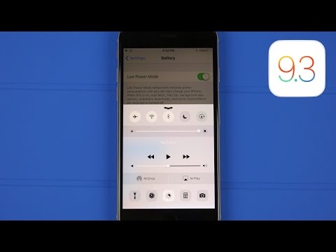 iOS 9.3.2 beta 2: Enable Night Shift + Low Power Mode!