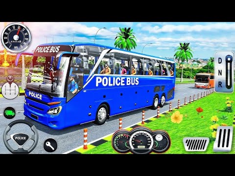 Police Bus Rescue Driving Simulator #2 - US Prisoner Bus Transporter Driver 3D - Android GamePlay