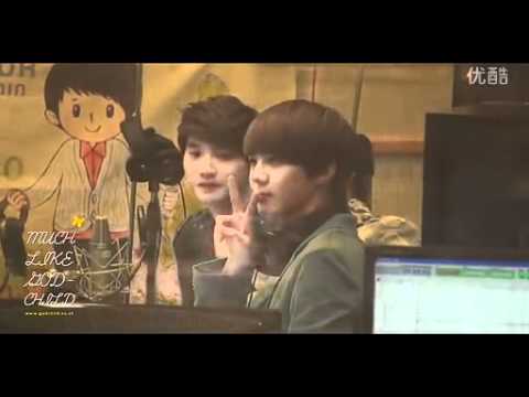 FANCAM 120507 EXO K - Cute Sehun & SEXY GLARE looking at you! @ Sukira Radio