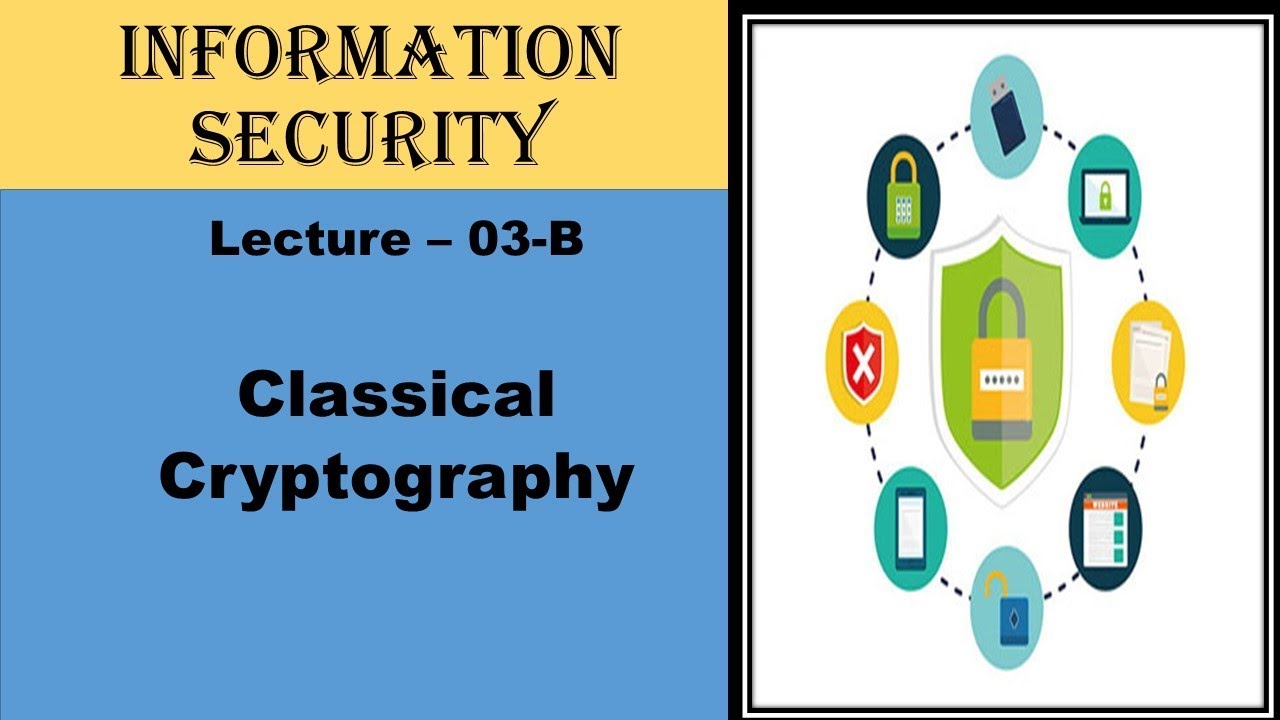 IS Course Classroom Version | Lecture 03-B | Classical Cryptography | HQ Audio/Video