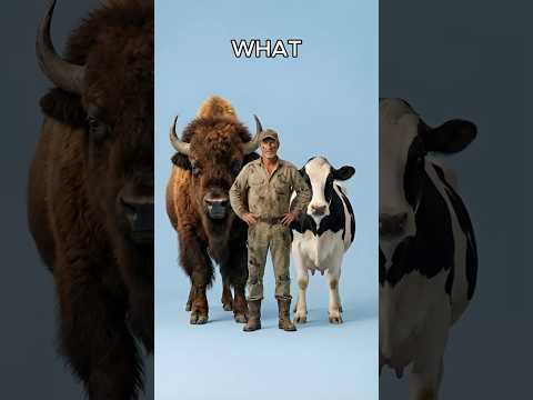 What happens if you cross a bison and a cow?