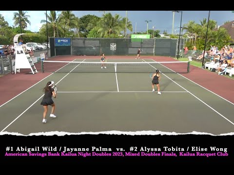 #1 Wild/Palma v #2 Tobita/Wong FINALS HLTS - Kailua Night Doubles 2023