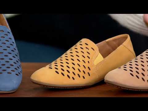 Earth Origins Perforated Suede Loafers - Rocco on QVC