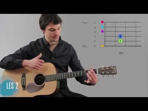 Gitaarles 2: De Eerste Basis Akkoorden Op Gitaar Voor Beginners