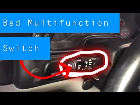 HOW TO Replace a multi function switch on a Corvette! (C5 1997-2004)