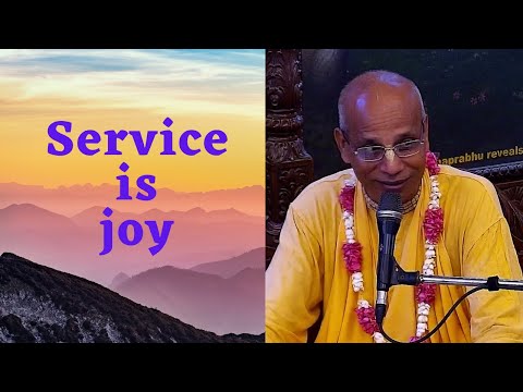 H.H. Haldhar Swami Maharaj | Service is joy | ISKCON Chowpatty