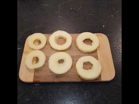 Gebackene Apfelringe