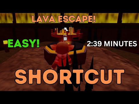 ROBLOX PIG 64 LAVA ESCAPE SHORTCUT! | PIGGY FIREWALL