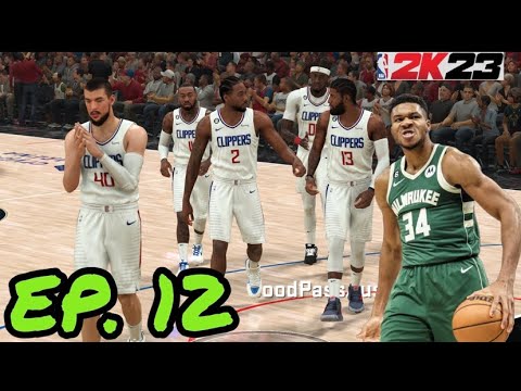 NBA 2k23 MyCareer|| Dunked on Giannis!!! || Bucks vs Clippers Gameplay ||  EP. 12
