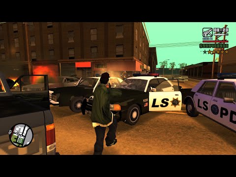 GTA San Andreas - Ryder Shootout in El Corona + Six Star Escape
