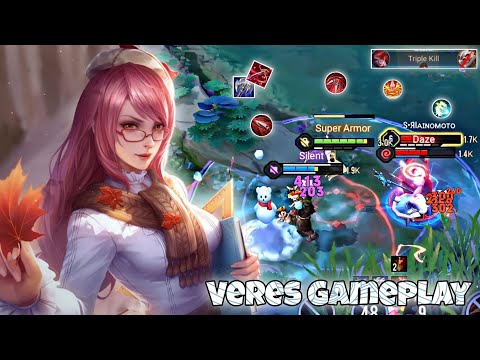 Veres Jungle Pro Gameplay | S Tier Champ With Best Build | Arena of Valor Liên Quân mobile CoT