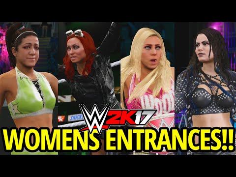 WATCH: All Of The WWE 2K17 Women’s Entrances