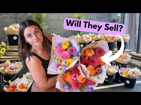 Harvesting Flowers for Market 🌸 Will I Sell Them All?